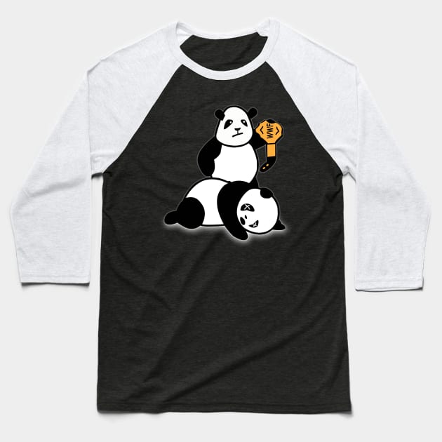 Panda Parody WWF Baseball T-Shirt by vestiart